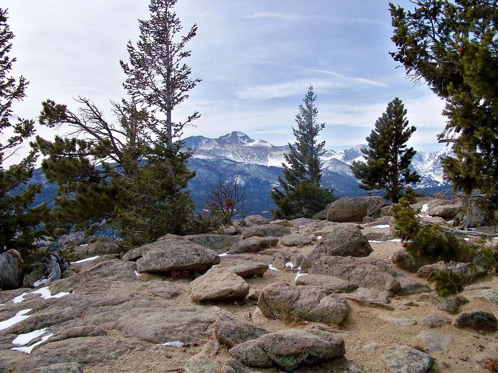 Longs Peak from Deer Mountain Summit