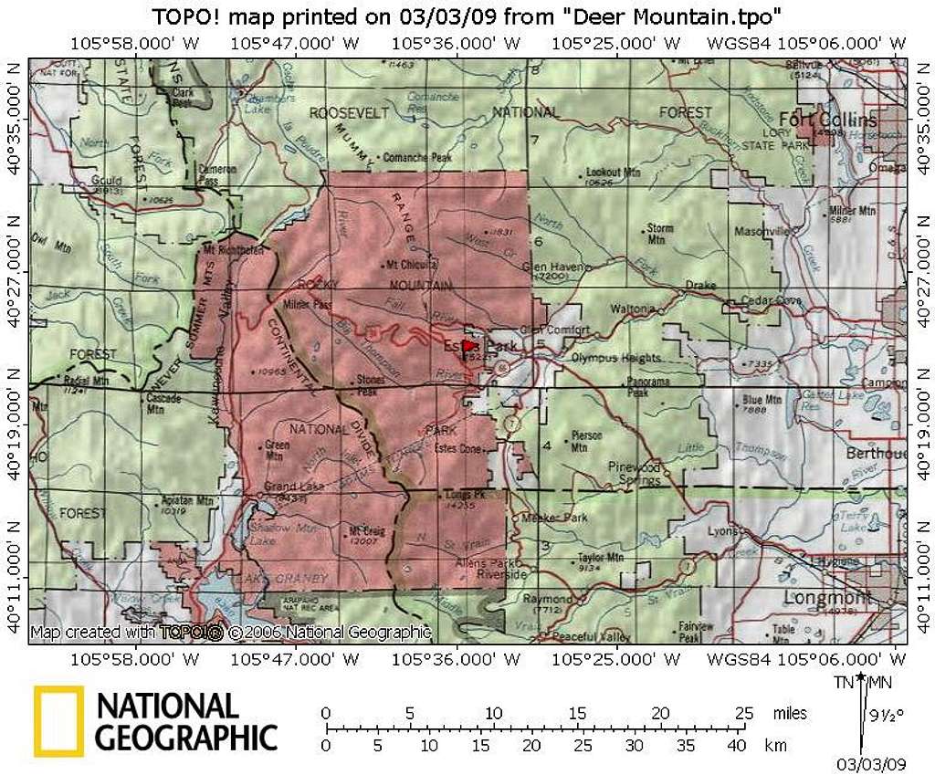 Deer Mountain Area Map_General