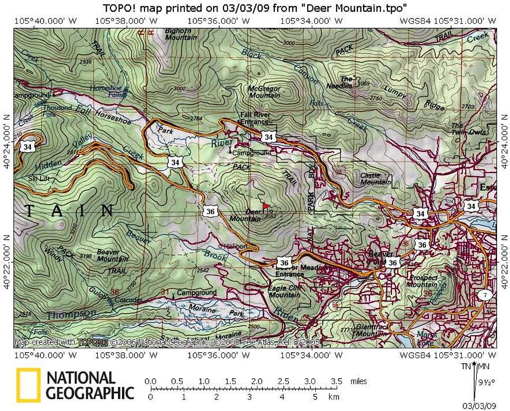 Deer Mountain Area Map_Local