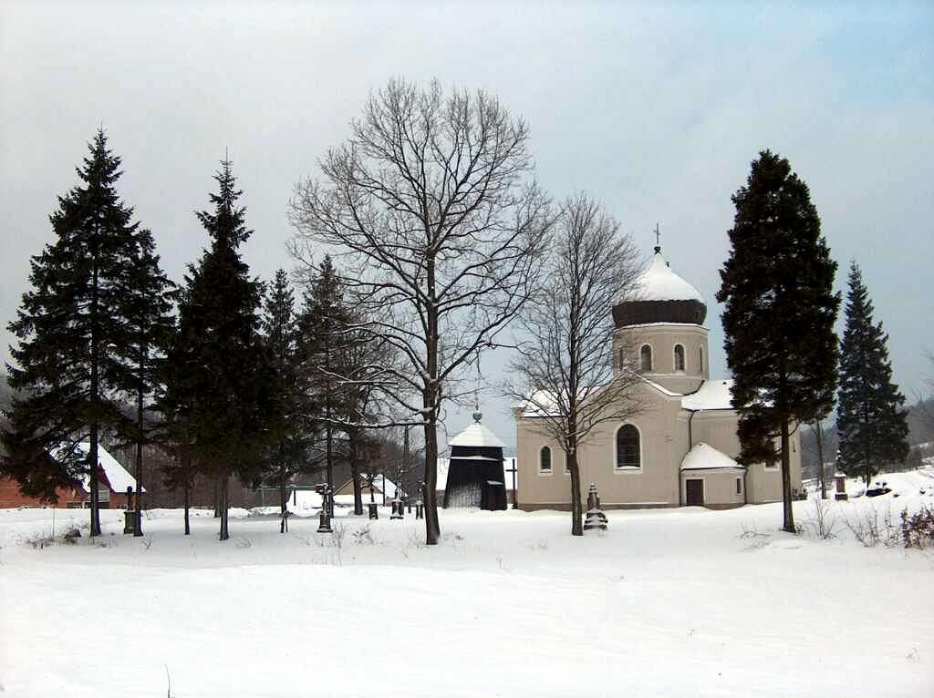 Church in Pętna, Beskid Niski