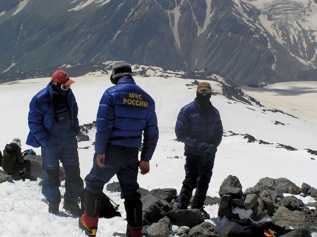 Russian climbers