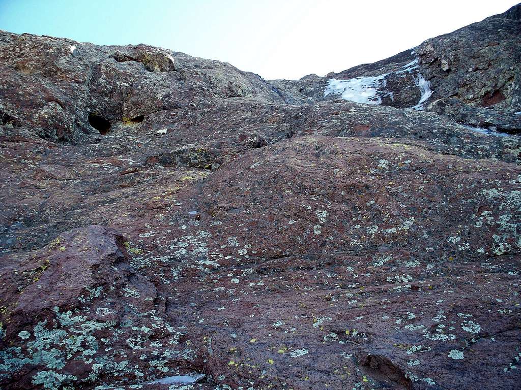 The Second Pitch of the Forbes Route in February