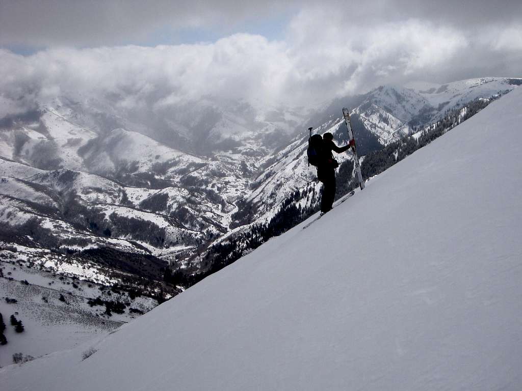 Approaching The South Peak Of Sharp Mountain