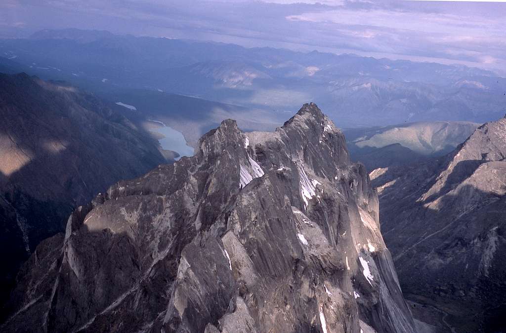 Aerial Views - Mount Harrison Smith & Glacier Lake