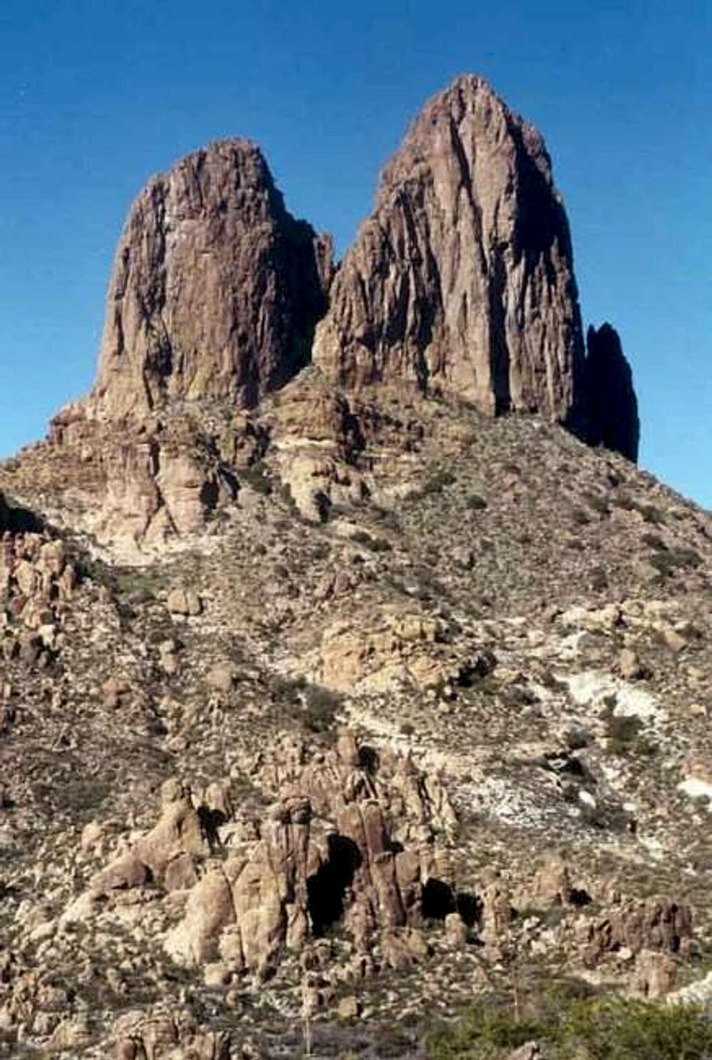 Weavers Needle from the low...