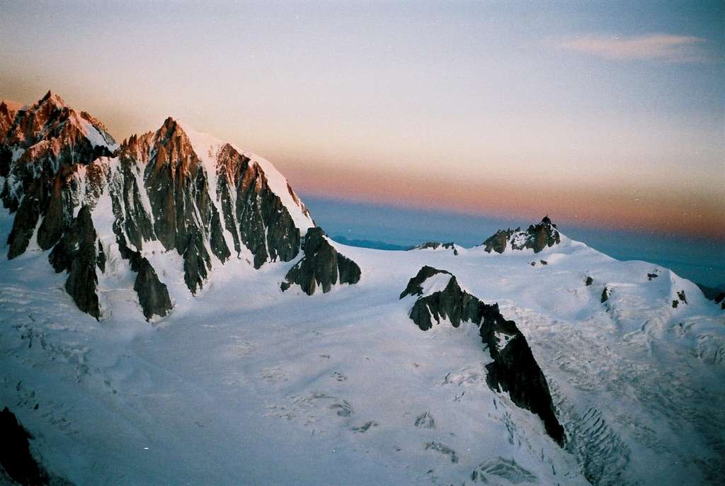 Mont Blanc du Tacul - Pointe Lachenal - Aiguille du Midi
