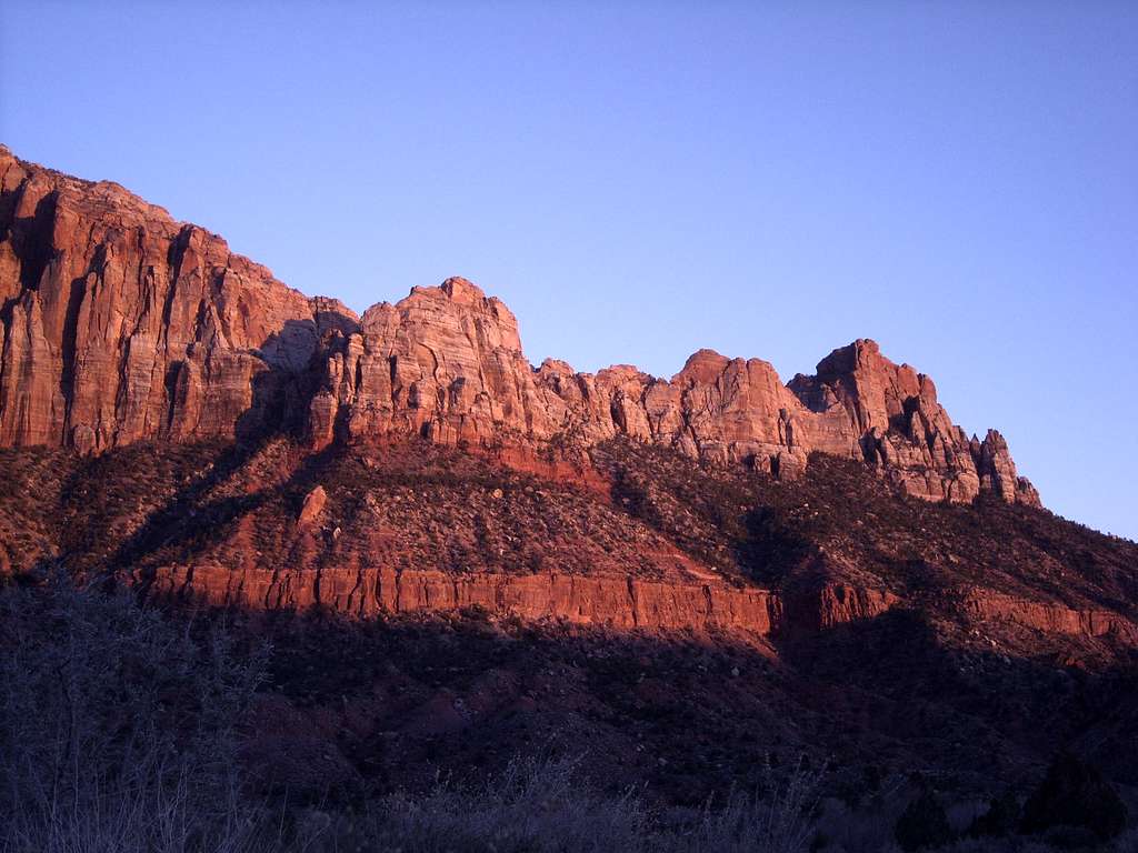 Awesome Zion sunset!