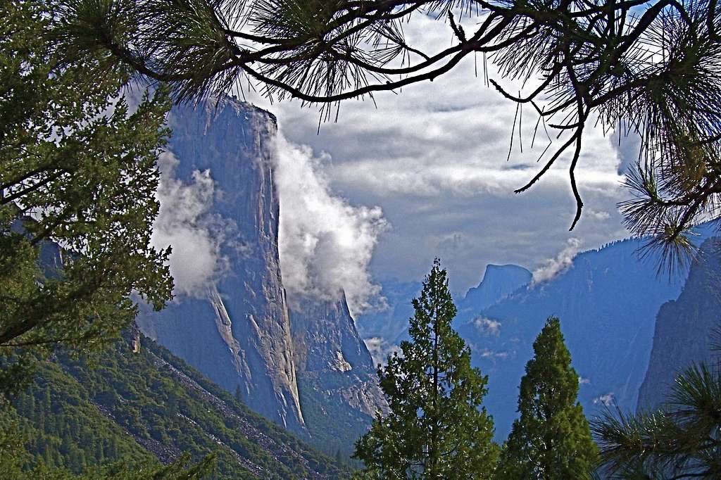 Clearing storm on Yosemite Valley
