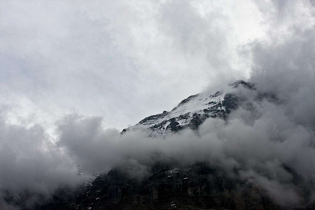 Clouds over Eiger
