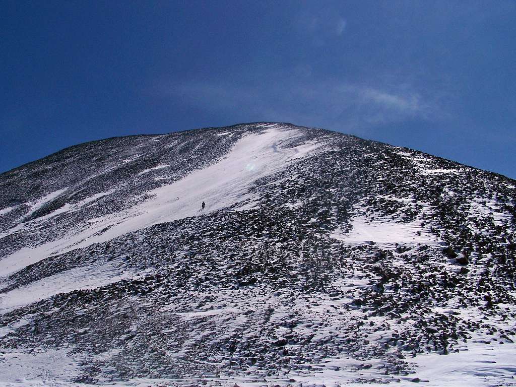 Mount Guyot_Descent from Upper Ridge