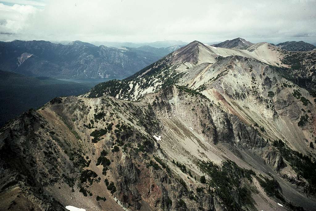 Nelson Ridge  from Bismarck Peak