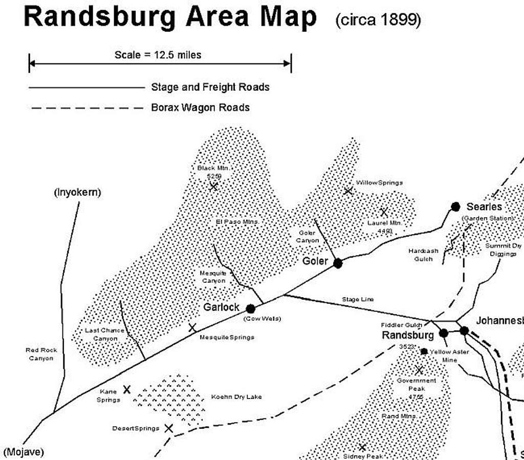 Randsburg Area Map