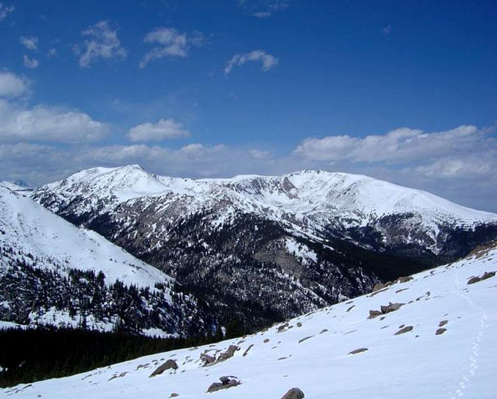 View of Fall Mountain (left)...