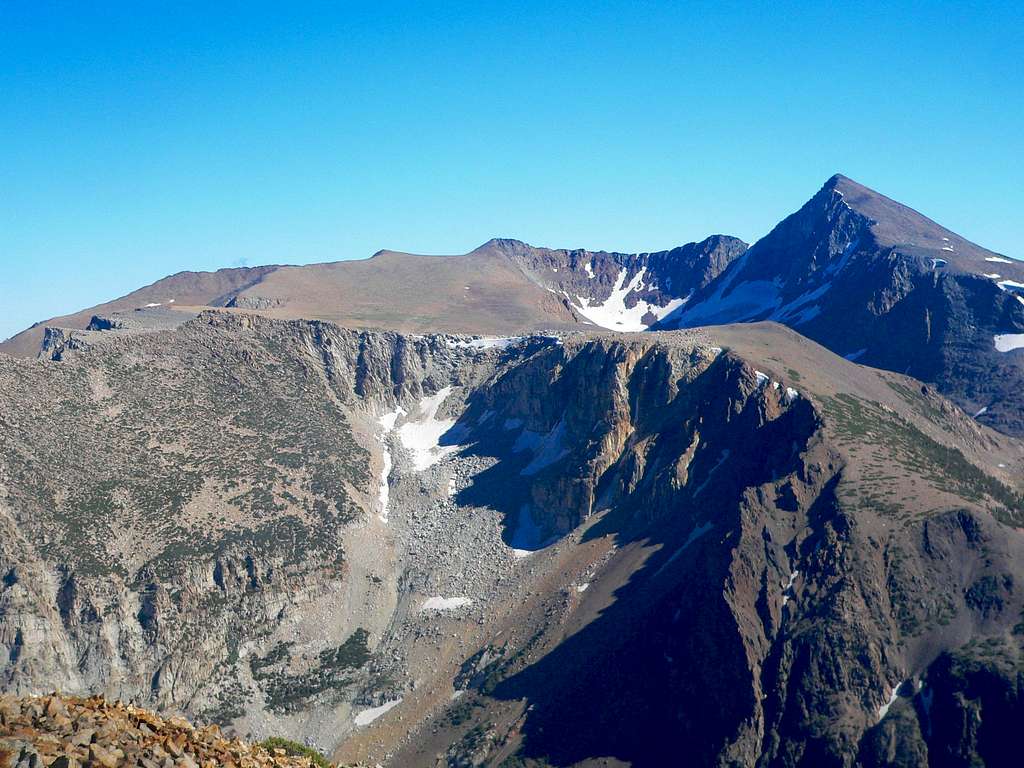 Dana Plateau from Tioga Peak