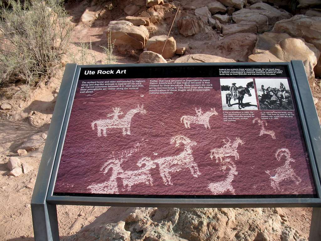 Petroglyph sign