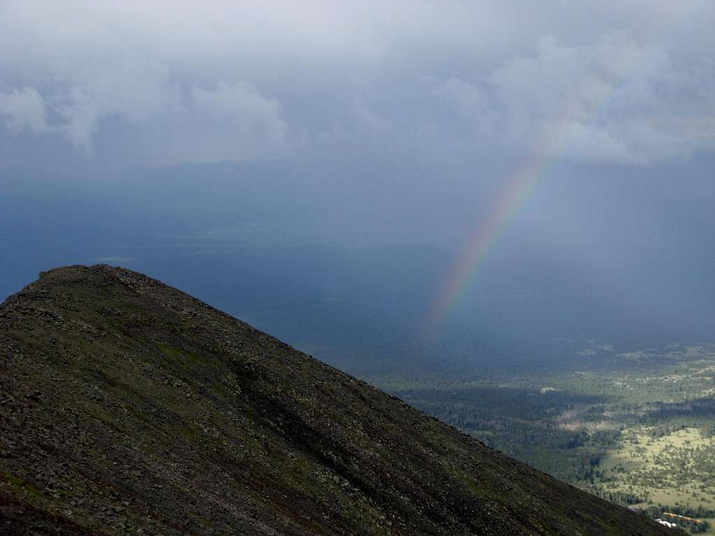 Rainbow On Humphreys Peak