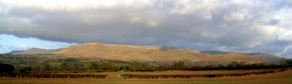 The Black Mountains from Talgarth