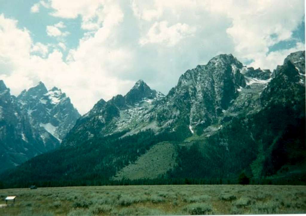 Grand Teton/Mt Owens (left)...