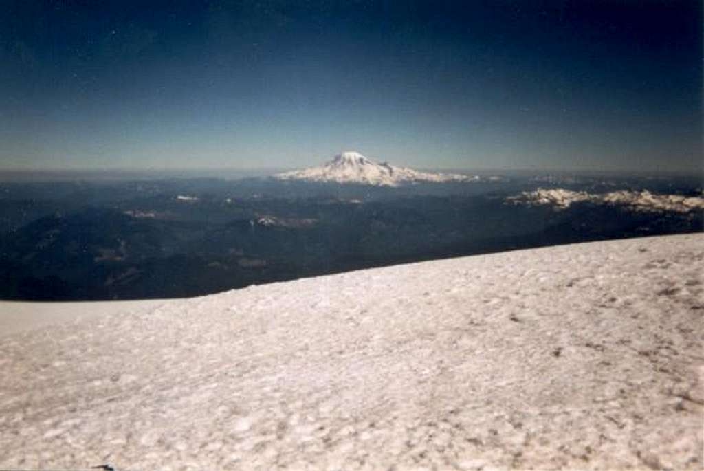 View of Rainier from summit...