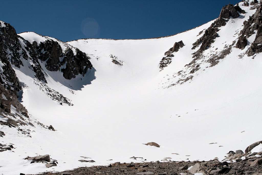 Mt Humphreys/East Arete (sadele between the Picklet and the Summit)