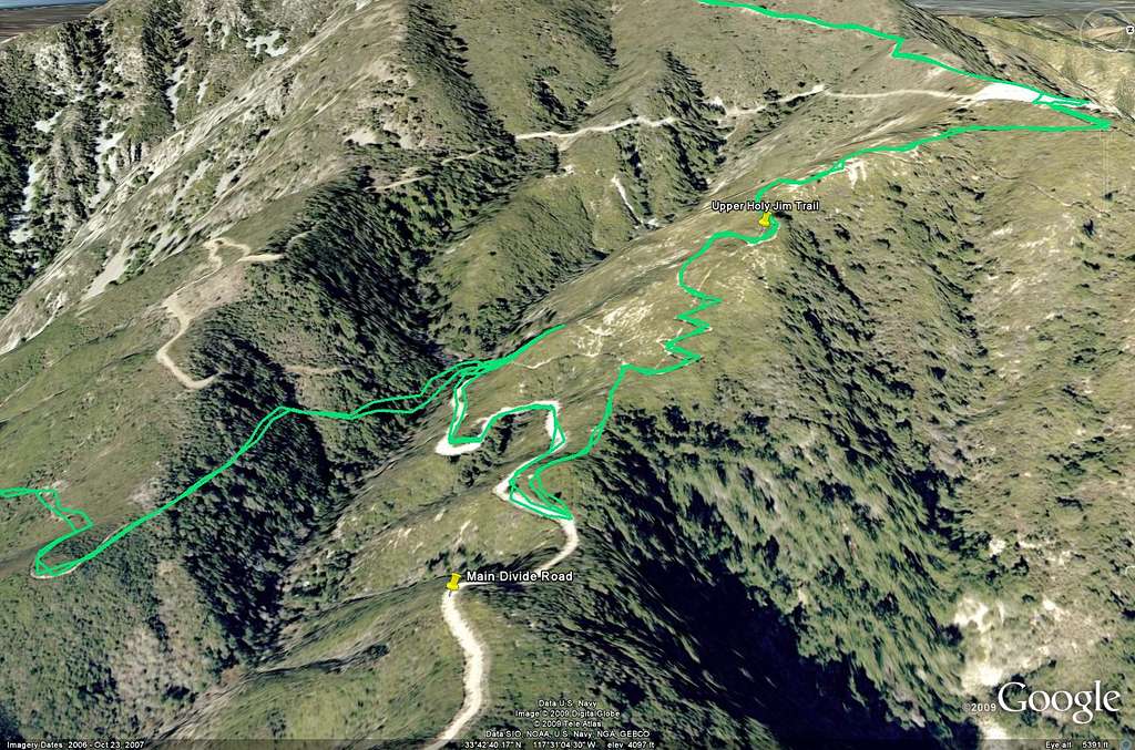 Santiago and Modjeska Peak - Google Earth Part 3