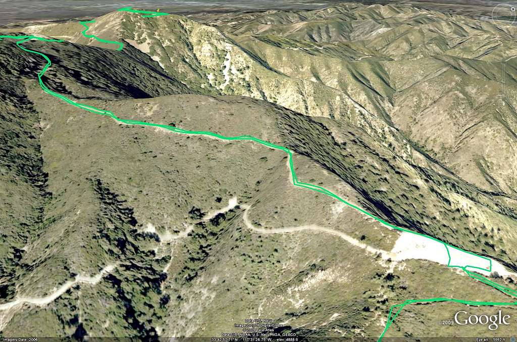 Santiago and Modjeska Peak - Google Earth Part 4