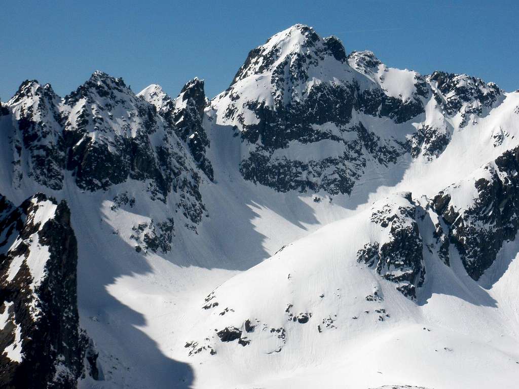 Široká veža from Lomnické sedlo