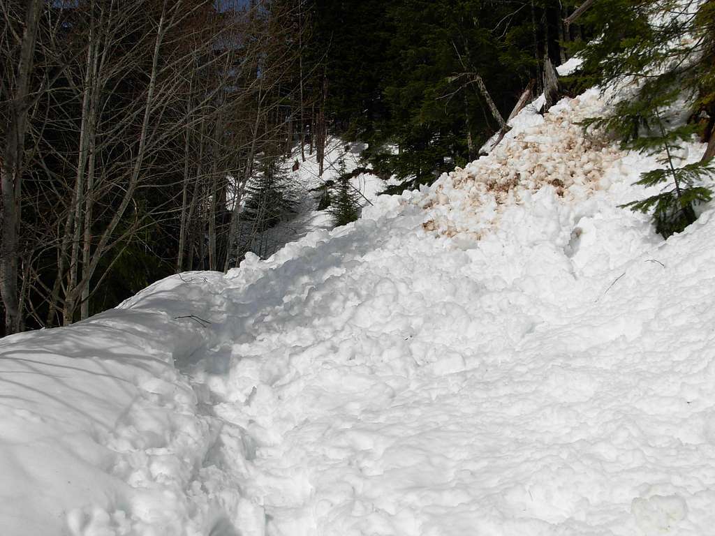 Crossing Another Avalanche Area