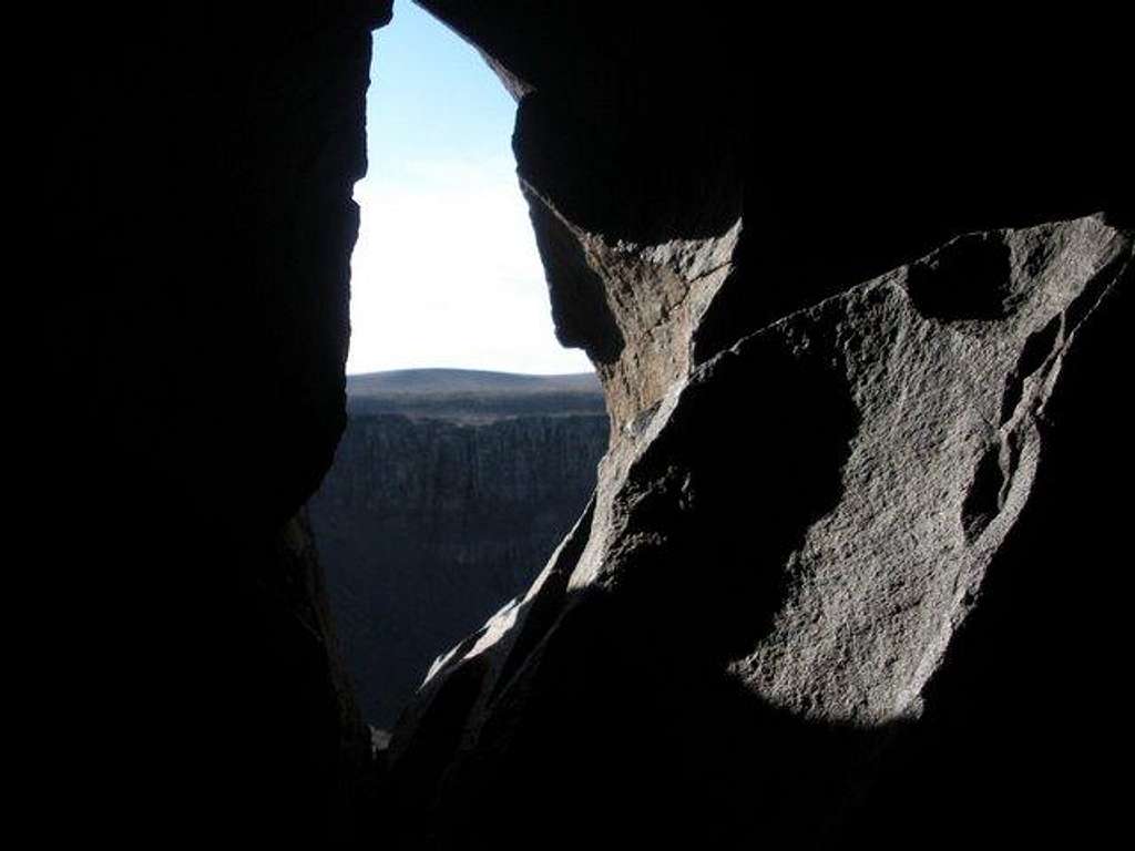 Looking out of the squeeze