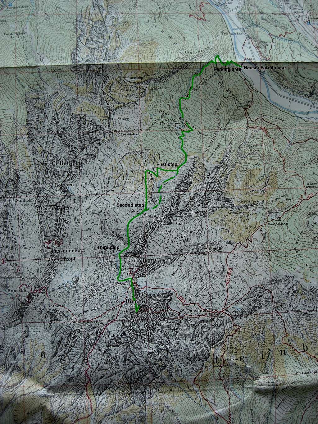 Birnhorn ski route