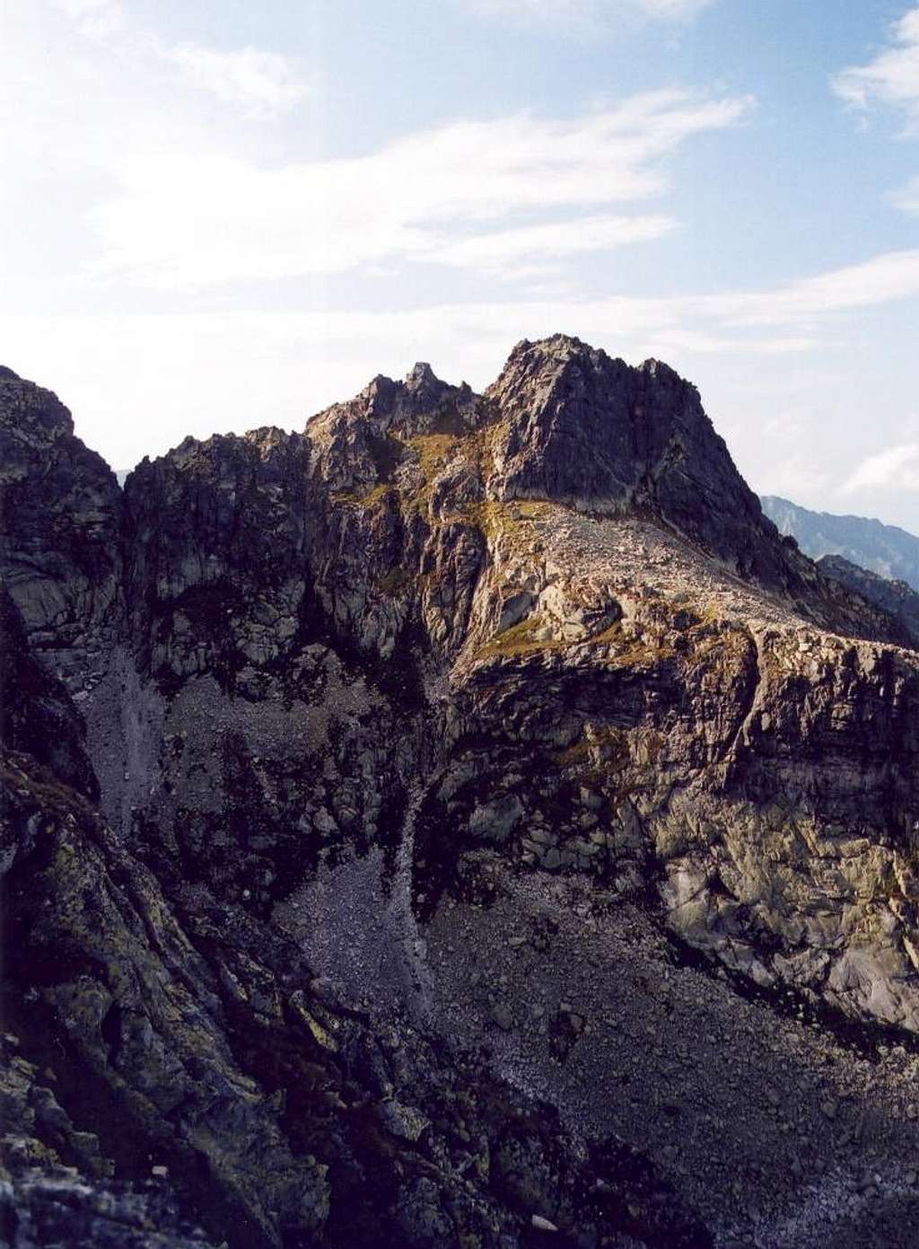 Zabi Wyzni above Spadova valley