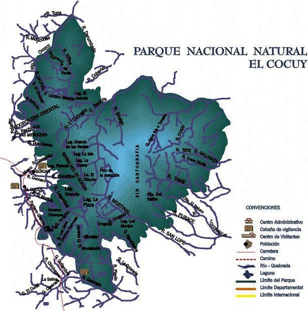 Mapa del Parque