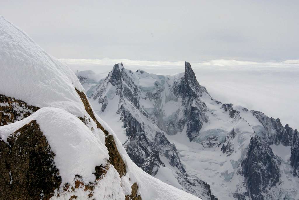 Geant from the couloir of Whymper