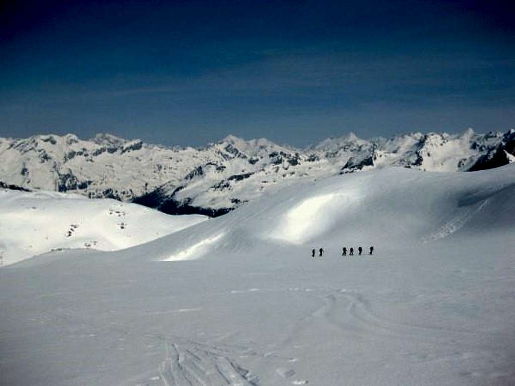 View towards Zillertaler Alps