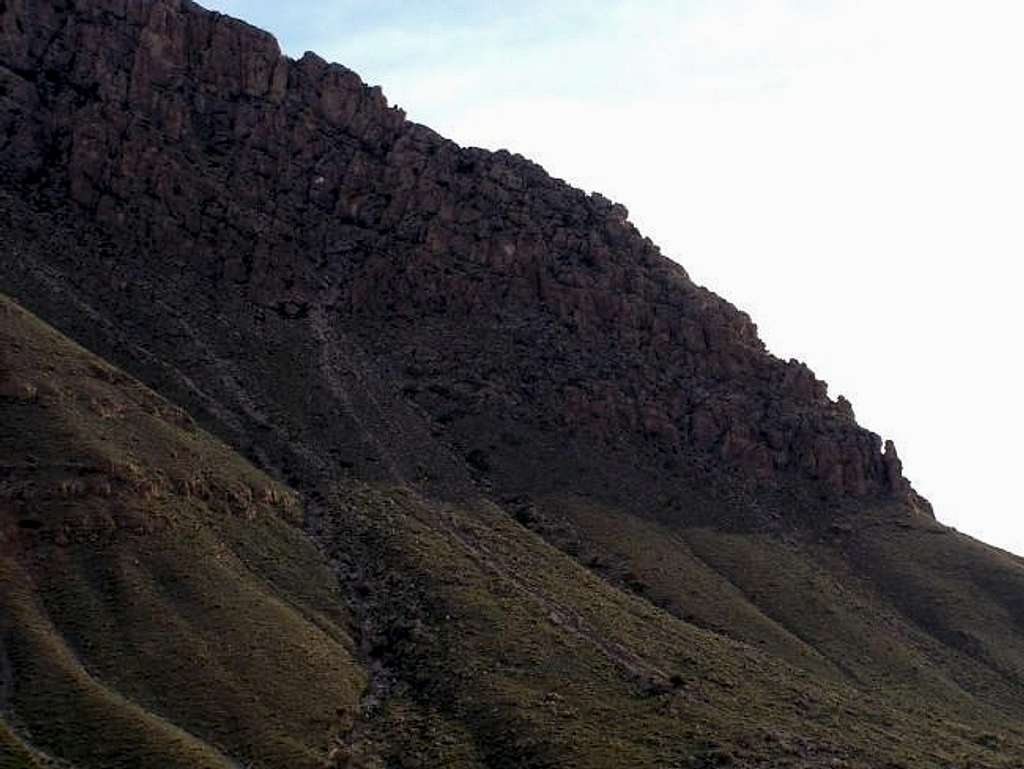 Southeast ridge on Hunter Peak.