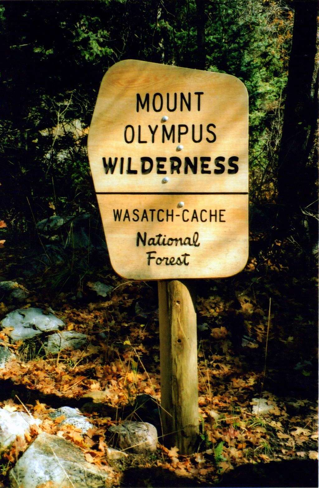 Olympus Trail Sign