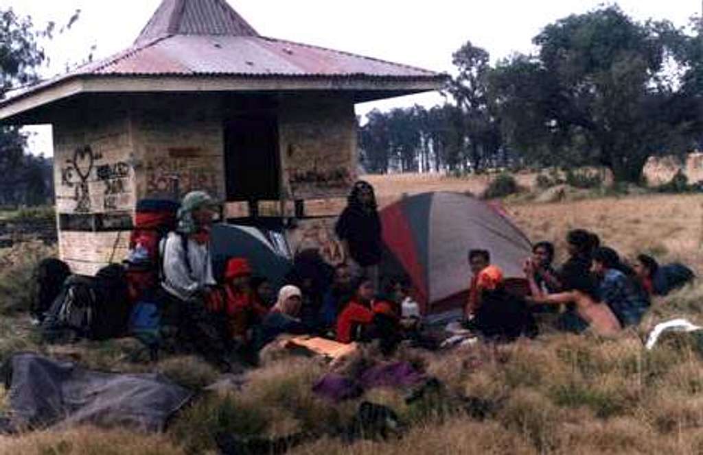 Cikasur camping area (shelter...