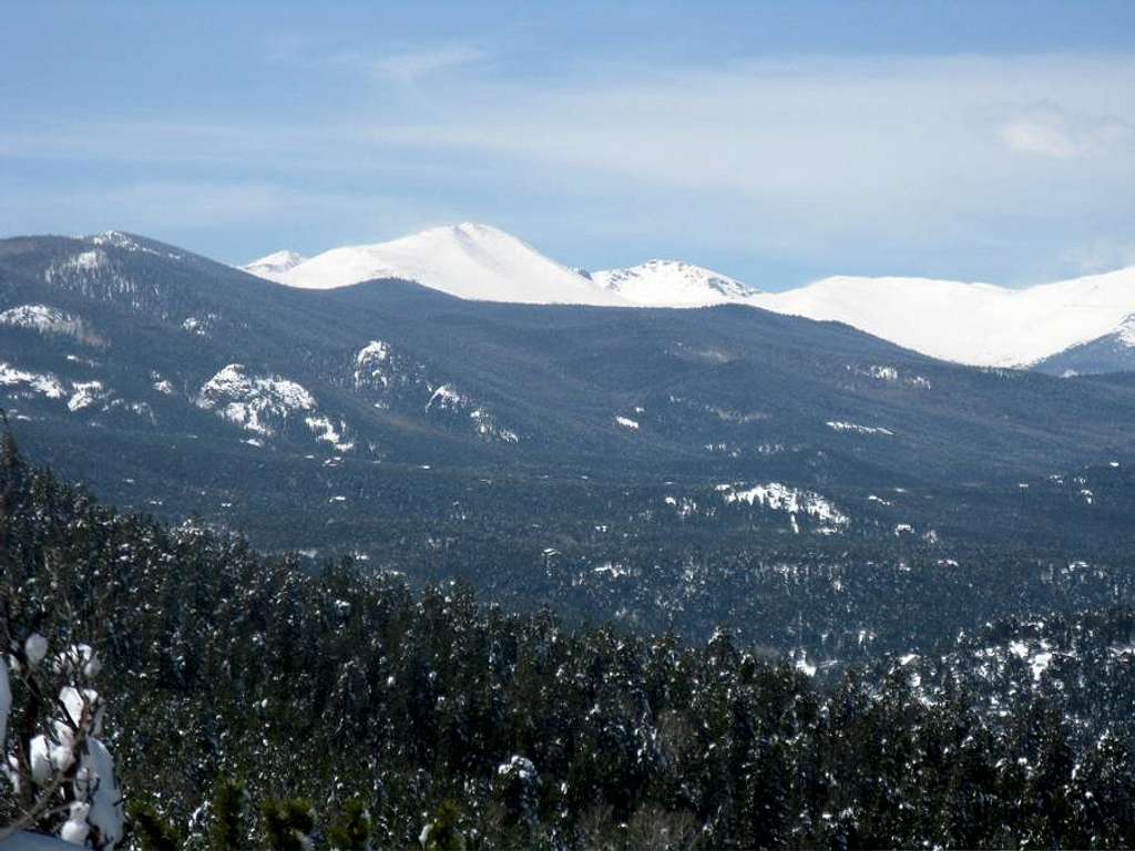 Mt Evans Seen from Legult Mtn