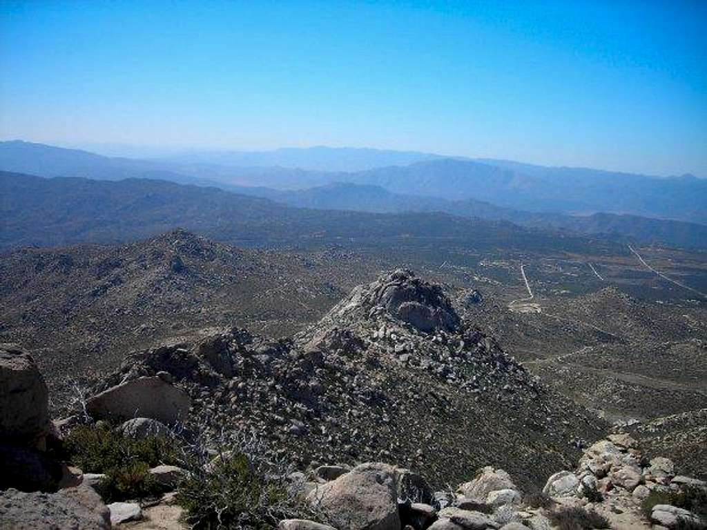 View south from San Ysidro Peak