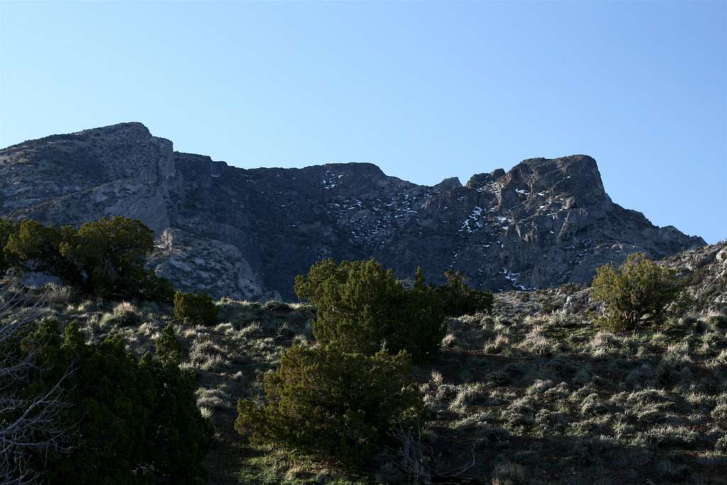 Graham Peak from Campbell Canyon