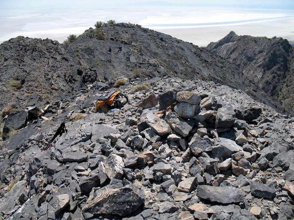 Cobb Peak summit cairn