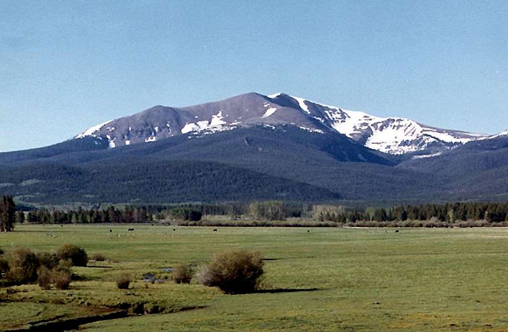 Parkview Mountain from the north