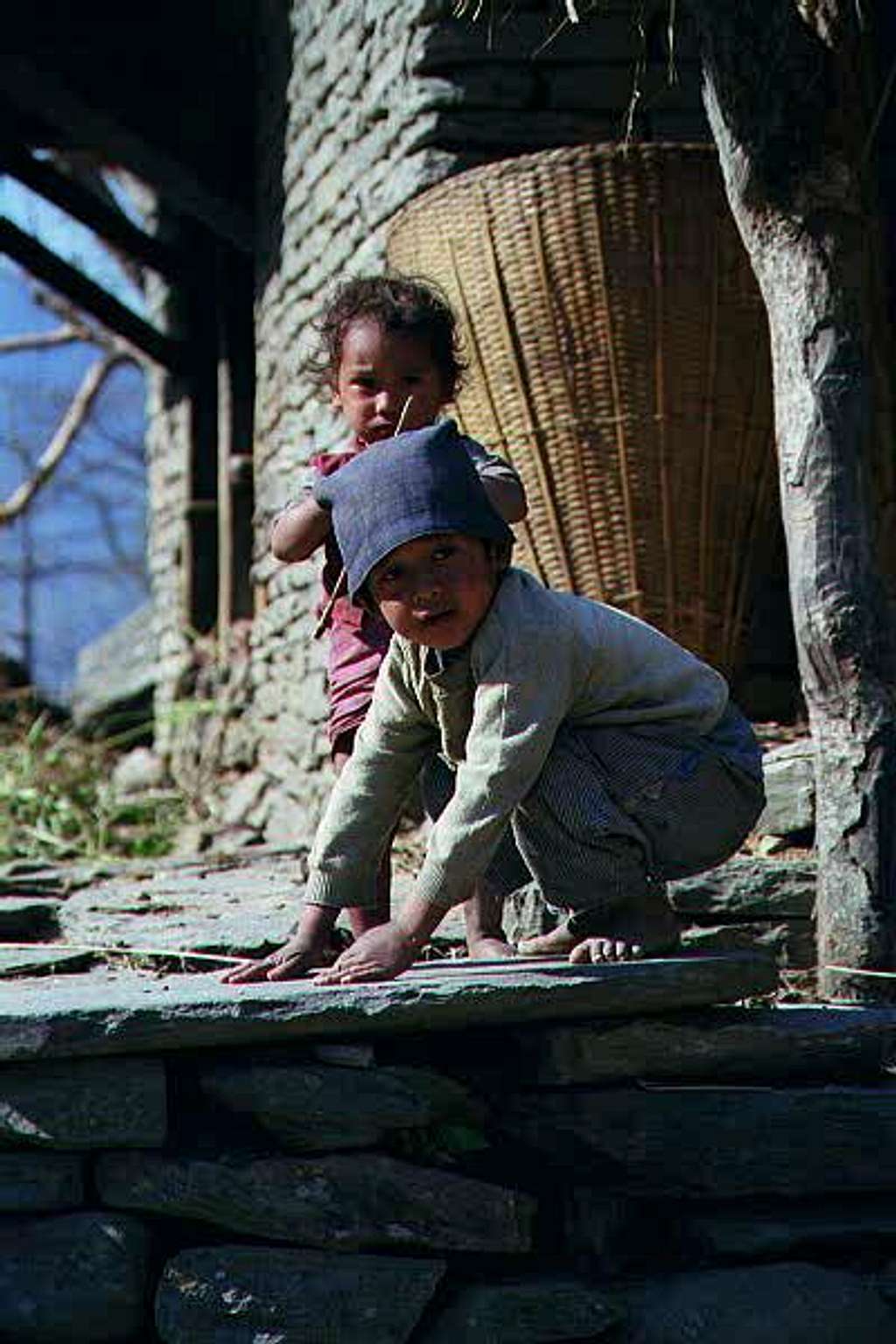Local nepalese children in...