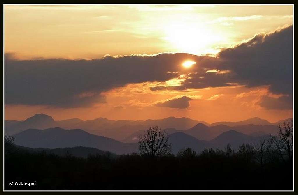 North Velebit from Lika