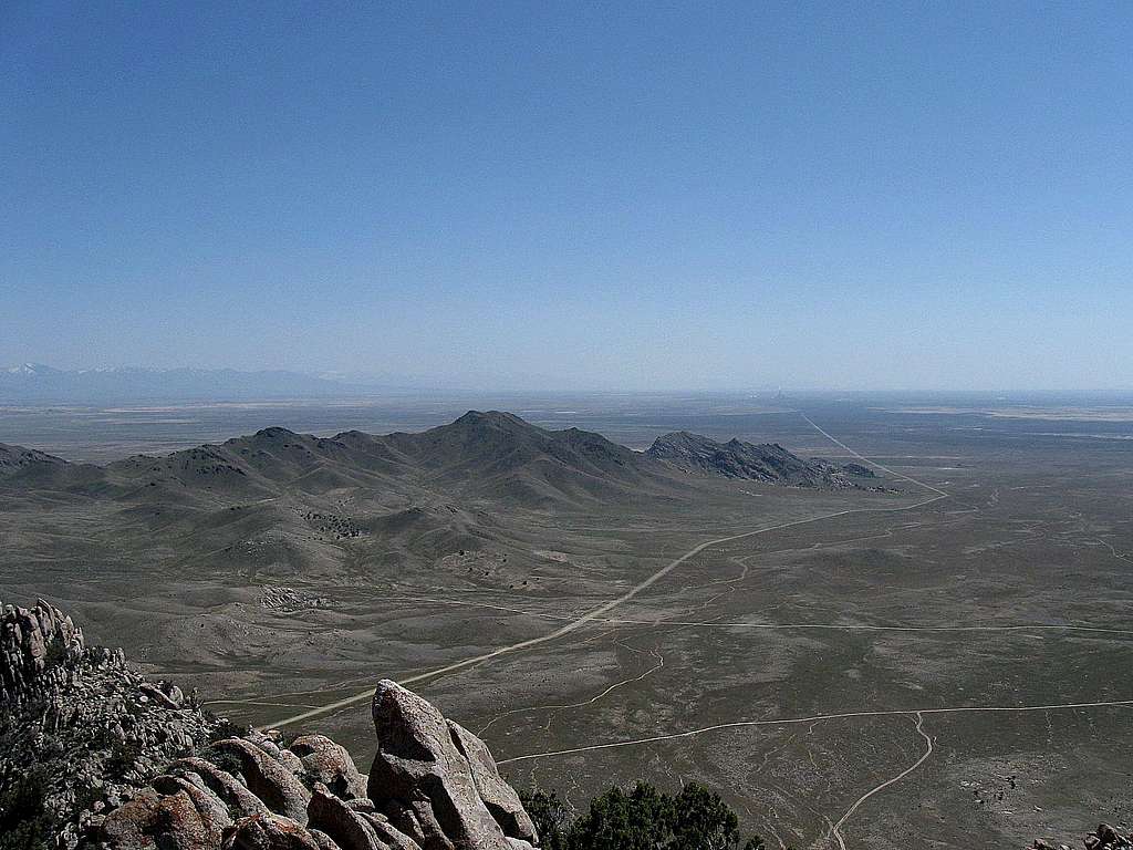 Summit view to southeast