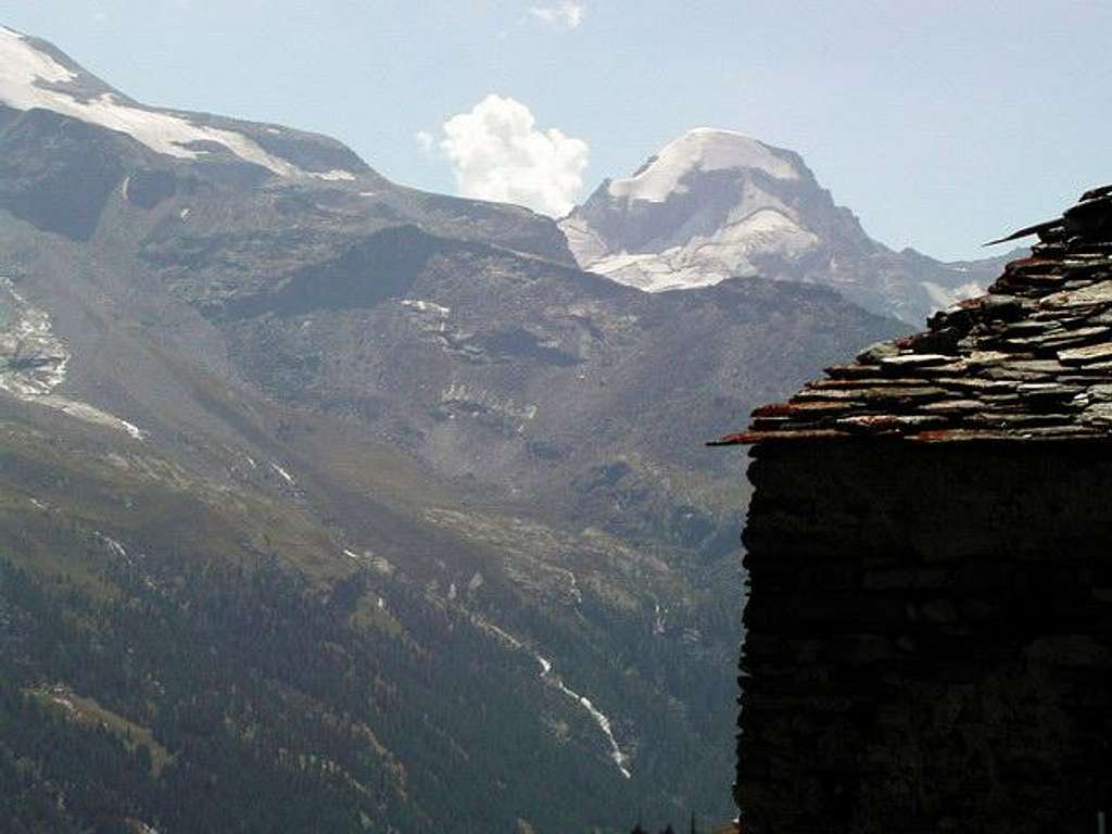 Ciarforon seen from Alpe Tsaplana