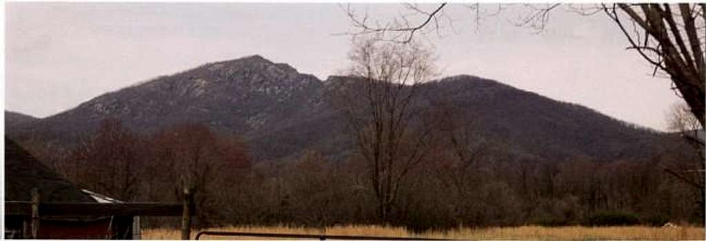View of the Old Rag mountain...