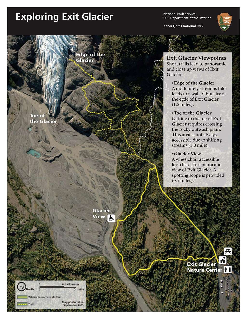 Exit Glacier lower map
