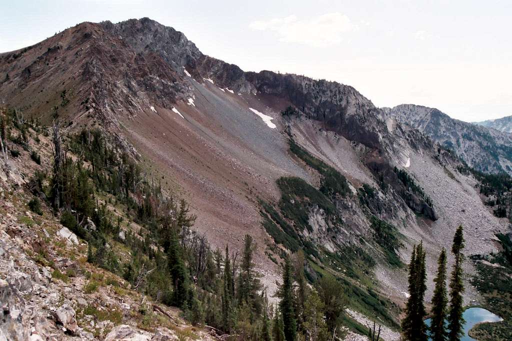 The East Ridge of Peak 8,676