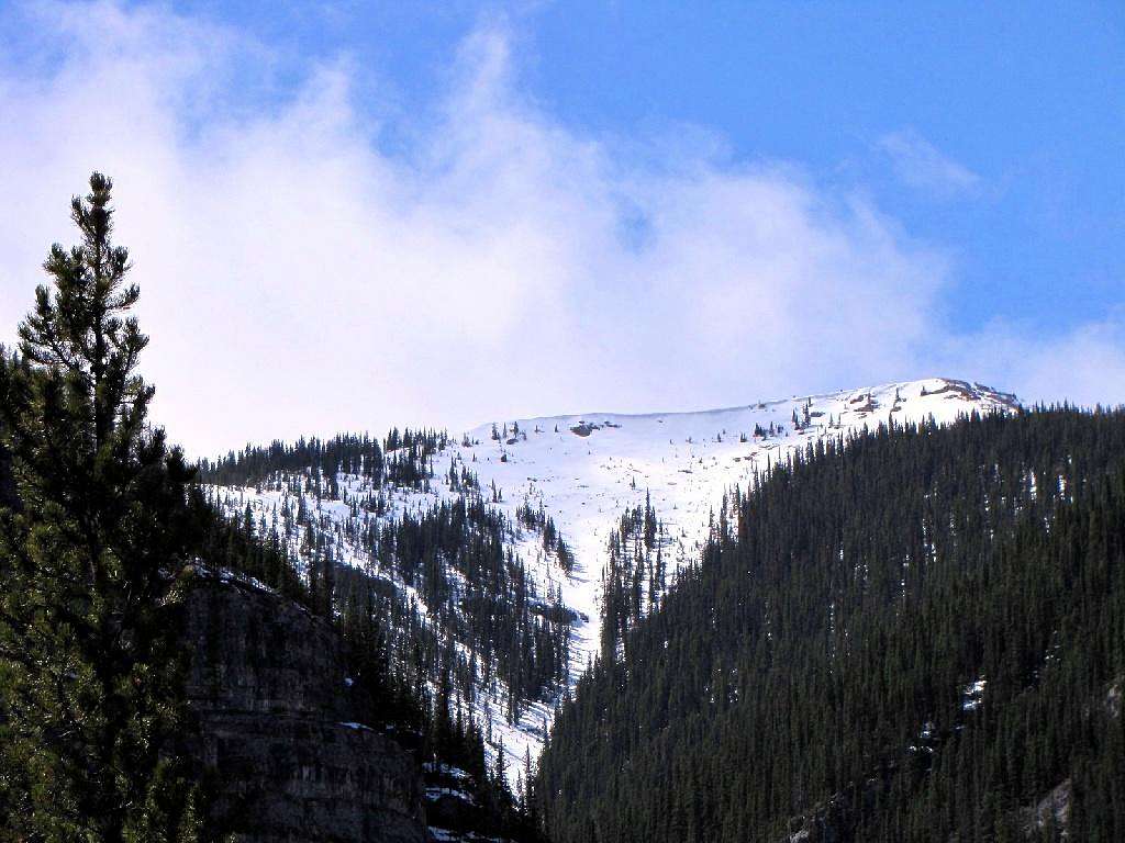 West from Bragg creek canyon and Ice cave